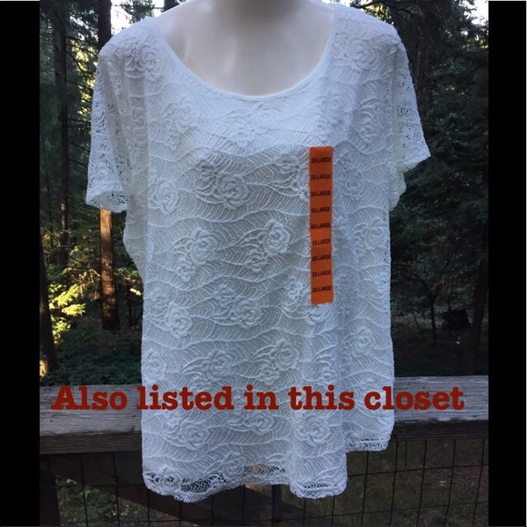 New Directions bohemian shark bite hem  slightly sheer skirt - Picture 12 of 12